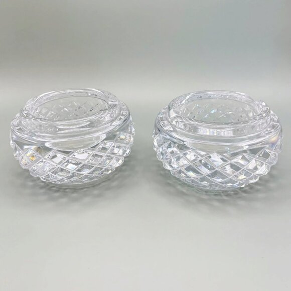 Vintage Waterford Cut Crystal Ashtray Set - Picture 11 of 11